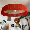suspension parasol frange orange