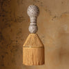 suspension raphia frange céramique blanc