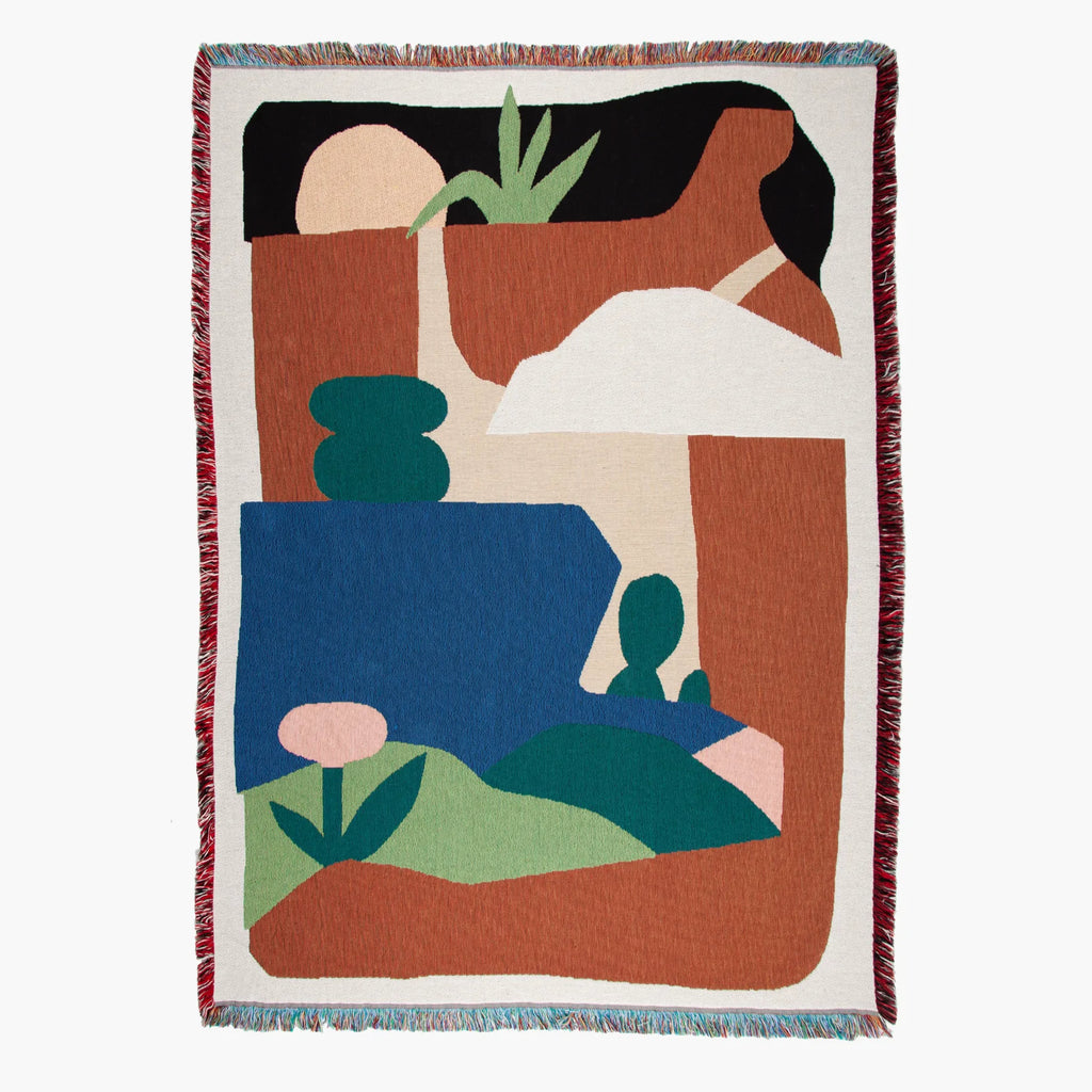 Slowdown Studio Cotton Woven Blanket – honoredeco - Honoré Décoration