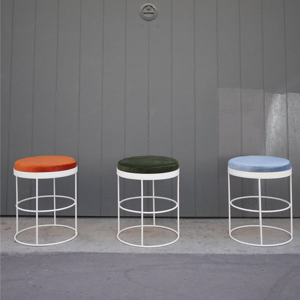 Tabouret Circle Velours - honoredeco